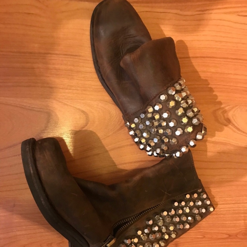 Jeffrey campbell leather boots
